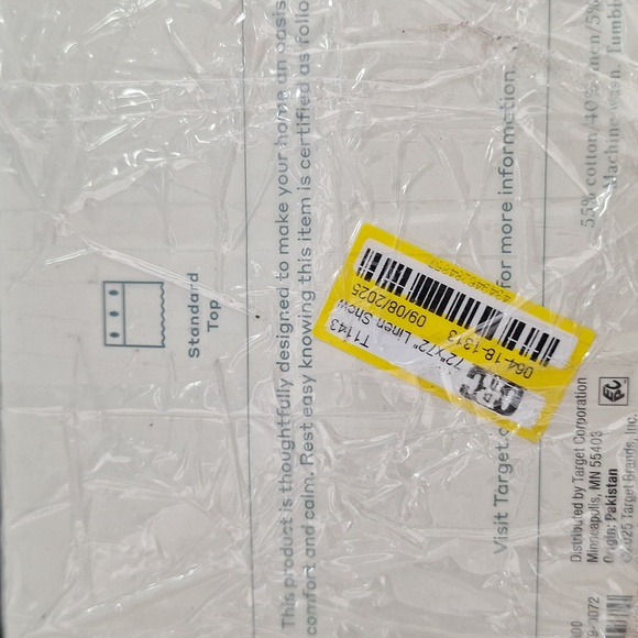 Casaluna Linen Shower Curtain Natural - Picture 5 of 9